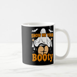 Funny Girl Boo Ghost Zeigen Sie mir Ihren Hintern  Kaffeetasse