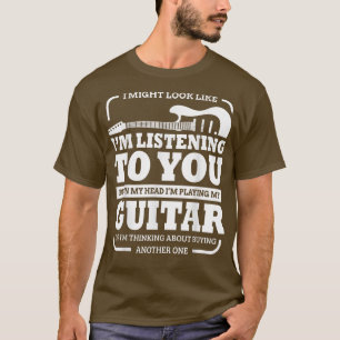 Funny Gitarre könnte ich aussehen, als höre ich Vi T-Shirt