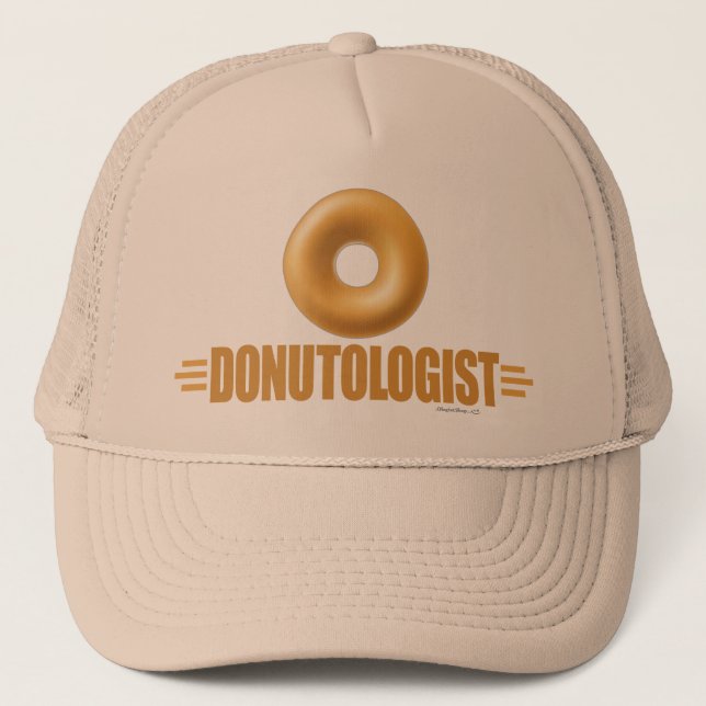Funny Glaver Donut Lover Truckerkappe (Vorderseite)