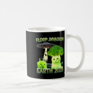 Funny Glerp Glorp Funny Alien Cat Meme Vintag Kaffeetasse