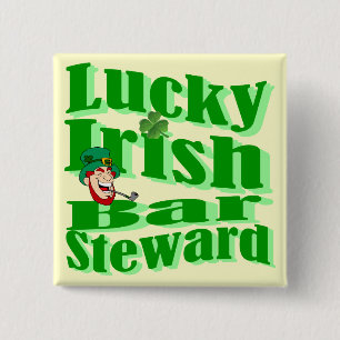 Funny Glück Irish St Patrick's Day Button