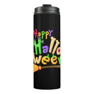 Funny glückhalloween thermosbecher