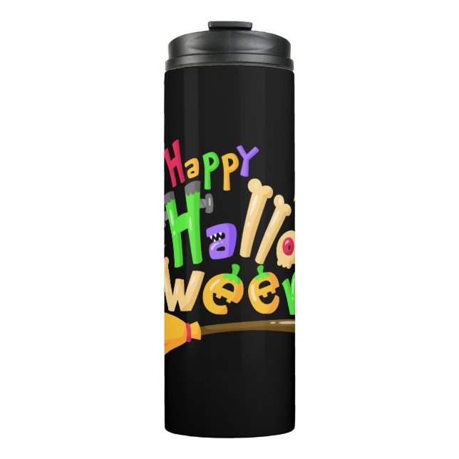 Funny glückhalloween thermosbecher (Vorderseite)