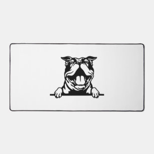 Funny glücklicher Bulldog Schreibtischunterlage