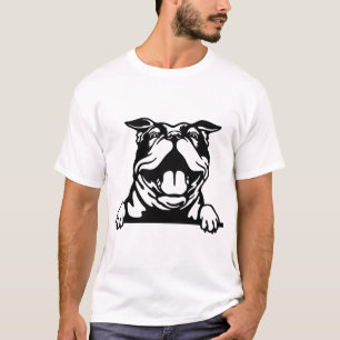 Funny glücklicher Bulldog T-Shirt