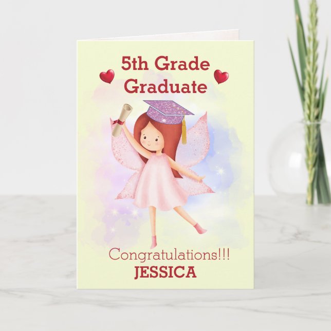 Funny Glückwunschs 5. Klasse Feiertagskarte (Vorderseite)