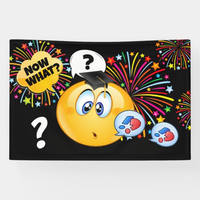 FUNNY Glückwunschs Abschluss Banner (Horizontal)