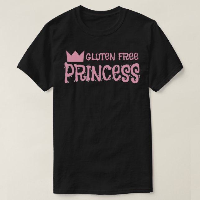 Funny Gluten Free Design glutenfreie Prinzessin T-Shirt (Design vorne)