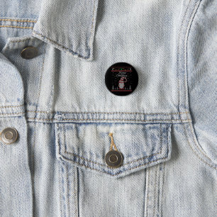 Funny Gnome Frohe Weihnachten Button