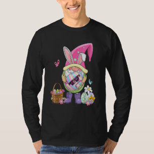 Funny Gnome Holding Ostereier Gesundheitsarbeiter T-Shirt