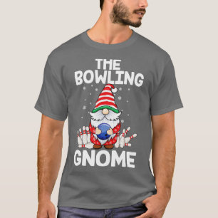 Funny Gnome Pajamas Bowling Gnome Xmas Niedlich Ch T-Shirt