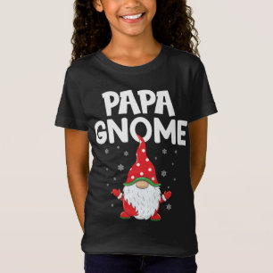 Funny gnomes niedlich papa Gnome Xmas niedlich Wei T-Shirt