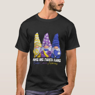 Funny Gnomies Bladder Cancer Awareness Month Purpl T-Shirt