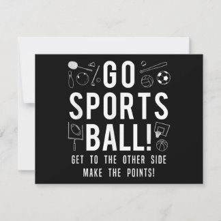 Funny Go Sport Ball Tee Shirt Fun Sporting Graphi