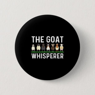 Funny Goat Design Men Frauen Kid Farm Animal Pygmy Button