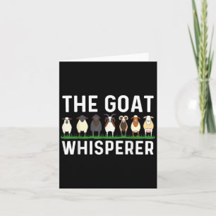 Funny Goat Design Men Frauen Kid Farm Animal Pygmy Karte