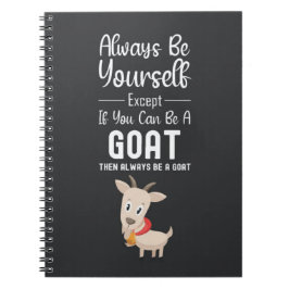 Funny Goat Gag Gifts Humor Farm Animal Pet Farmer Notizblock