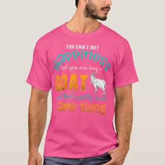 Funny Goat kann Glück nicht kaufen eine Ziege kauf T-Shirt