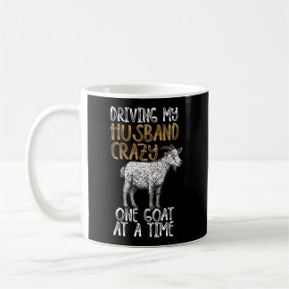 Funny Goat Lady Geschenk für Frauen Heimtierfarm A Kaffeetasse