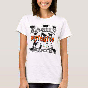 FUNNY GOAT   Niedlich leicht von Ziegen abgelenkt T-Shirt