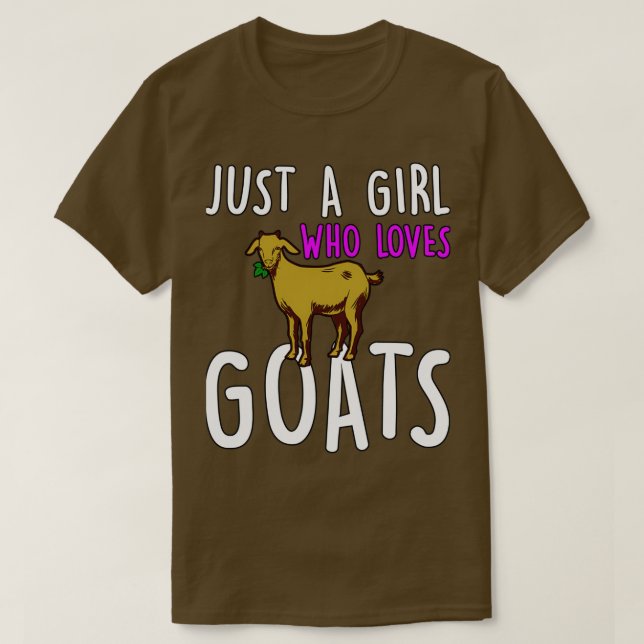 Funny Goat Sprichwort  T-Shirt (Design vorne)