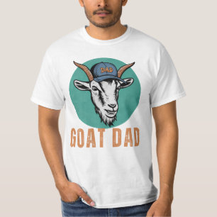 Funny Goat Vater Hat, Vintage Ziege Lover T-Shirt