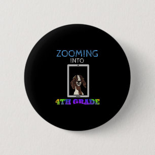 Funny Goat Virtual 4th Grader Zurück zur Schule 20 Button