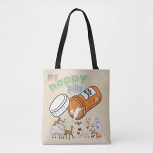 FUNNY GOATS   MÖCHTEN SIE meine glücklichen Pillen Tasche