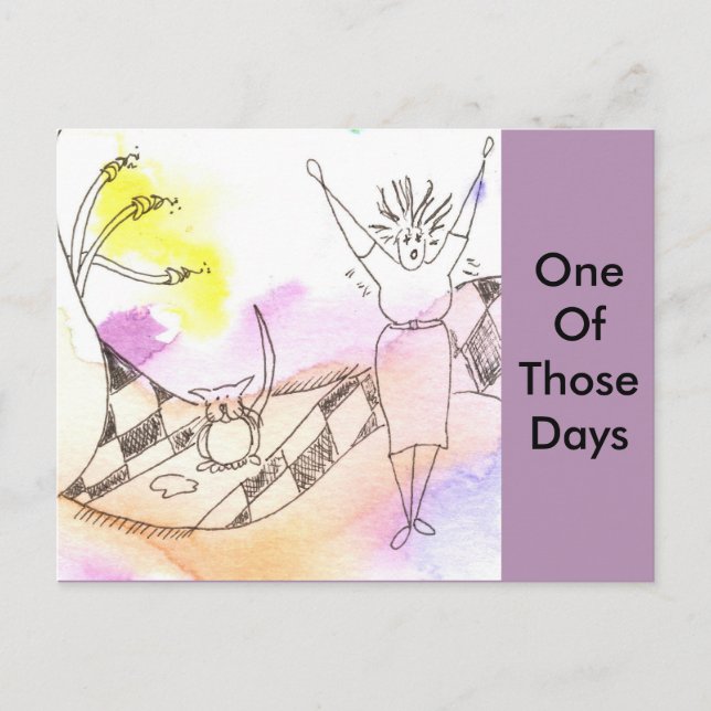 Funny Goddess Cat Gak 2 Postkarte (Vorderseite)