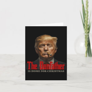 Funny Godvater ist Zuhause zu Weihnachten Der Donf Karte