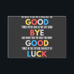 Funny Going Away Farewell Visitenkarte<br><div class="desc">Funny Going Away Farewell</div>