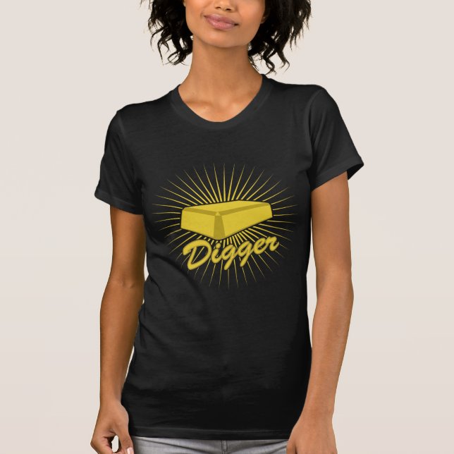 Funny Gold Digger T-Shirt (Vorderseite)