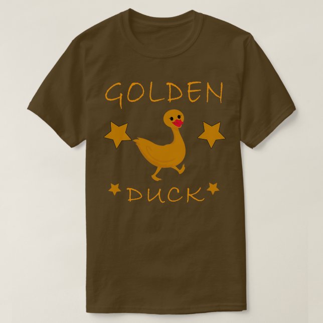 Funny Golden Duck Funny Duck Lover Niedlich Duck T-Shirt (Design vorne)