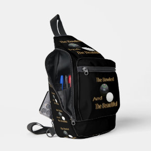Funny Golden Lawls Bowled und schön, Crossbody Bag