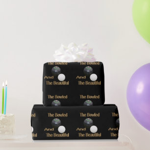 Funny Golden Lawn Bowls Bowled Schönes Design, Geschenkpapier