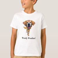 Funny Golden Retriever Boy's T - Shirt