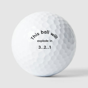 Funny Golf Ball Explode Meme - 3.2.1 Gag Geschenk
