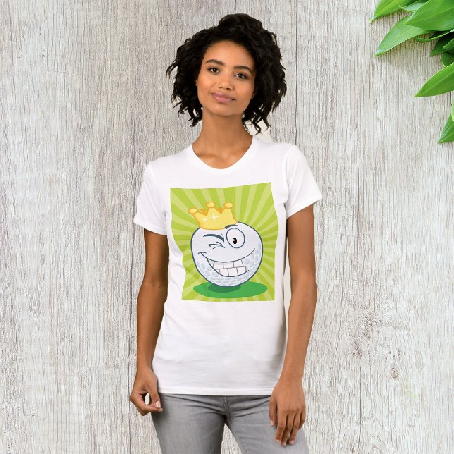 Funny Golf Ball King of Golfing T-Shirt (Von Creator hochgeladen)