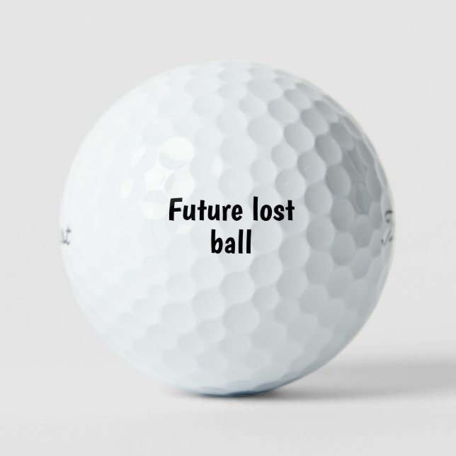 Funny Golf Ball Set für Vater, Mama und Golfer (Vorderseite)