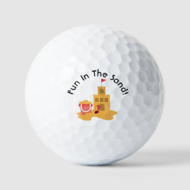 Funny Golf Ball. Spaß im Sand! Perfektes Geschenk Golfball