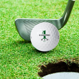 Funny Golf Balls #1 Bester Golfplatz Vater Mit Mon Golfball