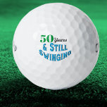 Funny Golf Balls 50. Geburtstag Golfball<br><div class="desc">Feiern Sie die Freude, 50 Jahre alt zu werden mit unseren Funny Golf Balls 40. Geburtstag Edition. Dieses einzigartige Geschenk ist perfekt für den Golfer in Ihrem Leben, der einen großen Meilenstein erreicht. Mit einer Touch Spaß und einem Nicken auf die jahrelange Erfahrung, werden diese Golfbälle sicher ein Lächeln ins...</div>