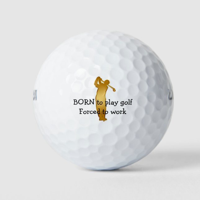 Funny Golf Balls Golfball (Vorderseite)