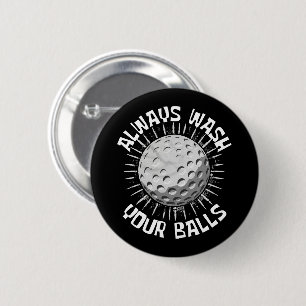 Funny Golf Button