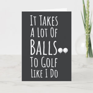 Funny Golf Cards für seinen Vater Grandpa Golfer Karte