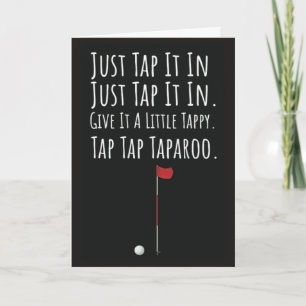 Funny Golf Cards Golfer Sports Player Quote Witz Karte