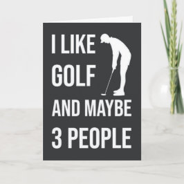 Funny Golf Cards Sportlicher Spaß für Golfer Karte