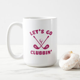 Funny Golf Club Spaß Moderner Golfer Sportaktivitä Kaffeetasse