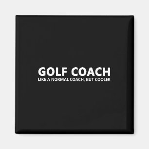 Funny Golf Coach Definition Golfwagen Magnet