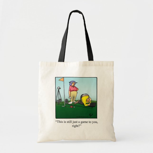 Funny Golf Couple Humour Sac fourre-tout (Devant)